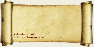 Neda Aćimac vizit kartica